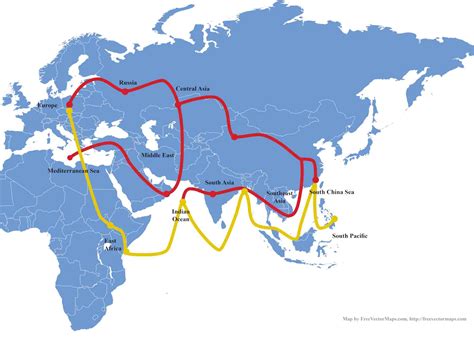 Official Belt And Road Initiative Map