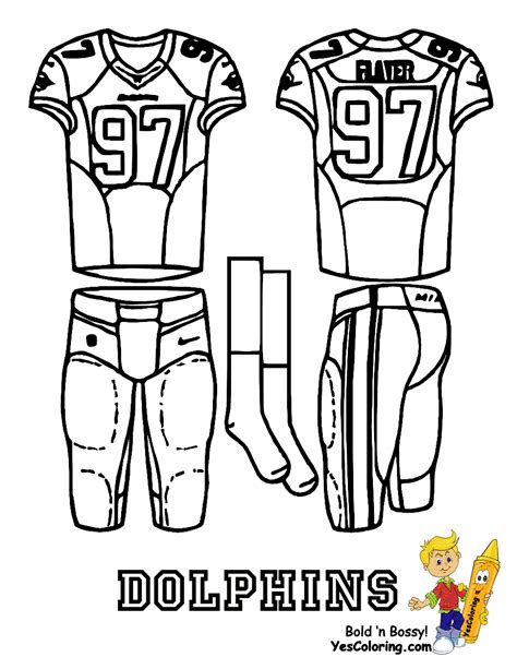 Miami Dolphins Coloring Pages To Print Coloring Pages