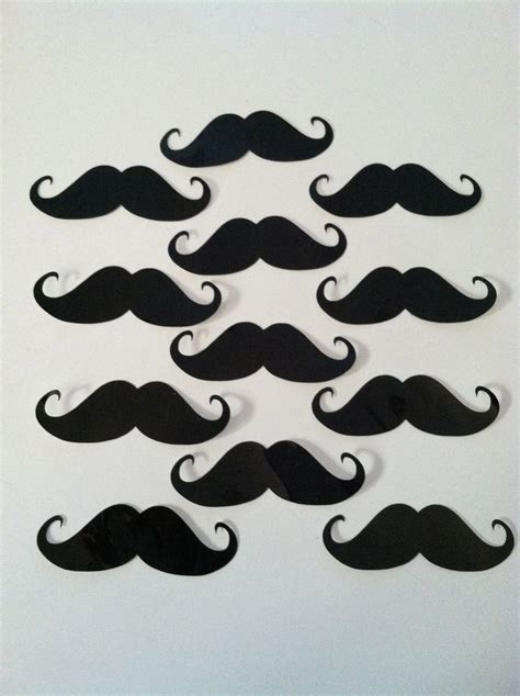 Mustache Stickers Set Of 10 Etsy