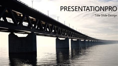 Bridge Over Water Business Powerpoint Template Presentationpro
