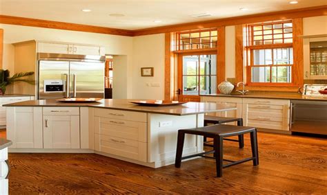 White Kitchen Cabinets With Stained Wood Trim Nice Kitchen Cabinets