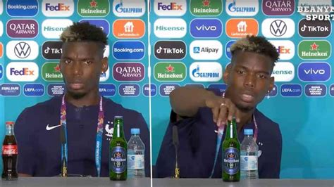 Paul pogba removes a heineken beer bottle at euro 2020 press conference as devout muslim paul pogba has become the latest star to snub a euro 2020 sponsor this summer the frenchman, 28, removed a bottle of heineken at his press conference Euro 2021 : Pourquoi Ronaldo, Pogba et Locatelli écartent ...