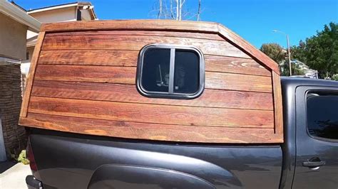 Home Made Wooden Camper Shell YouTube Camper Shells Homemade