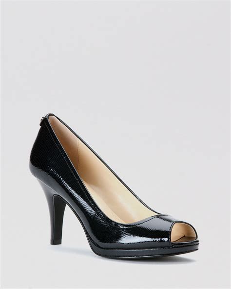 Calvin Klein Peep Toe Pumps Kail High Heel In Black Lyst