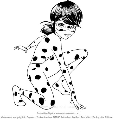 Dibujo De Ladybug Miraculous Para Colorear