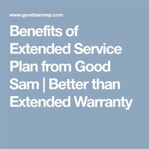 Our van is almost 5 years old and i have been offered an extended warranty for the next 2 years. Benefits of Extended Service Plan from Good Sam | Better than Extended Warranty | How to plan ...