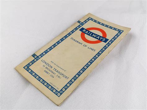 Becks First Map 1933 Map Of Londons Underground Railways Trial