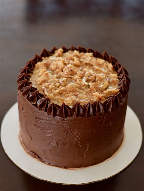 Beat in vanilla and eggs until well blended. German Chocolate Cake - Confections of a Dietitian