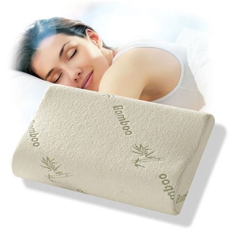 Buy Qjh Bamboo Fiber Foam Space Memory Foam Pillow