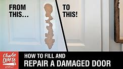 How to Fill and Repair a Damaged Hollow Core Door