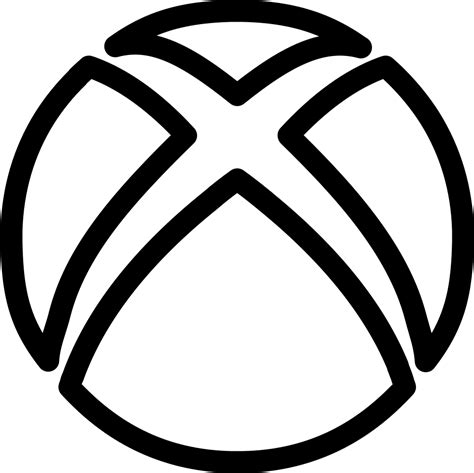 82 Xbox Logo Png Black Free Download 4kpng