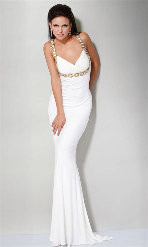 Online dress shopping has never been simpler! 20 Beautiful White Prom Dresses - MagMent