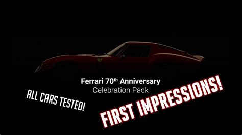 Ferrari Th Anniversary Pack Dlc Review Assetto Corsa Youtube