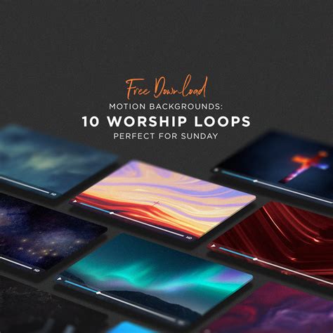 10 Free Church Worship Motion Backgrounds