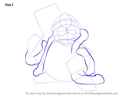 Learn How To Draw King Dedede From Kirby Kirby Step By Step Drawing