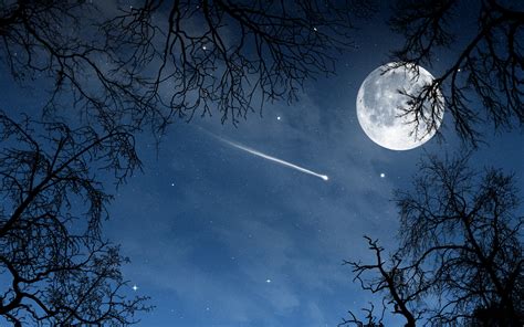 Moon And Stars Wallpaper From Our Universe And More Beautiful Night