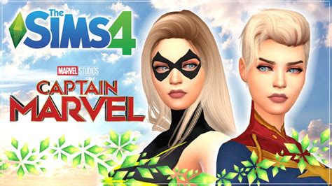 The Sims Create A Sim Captain Marvel Youtube