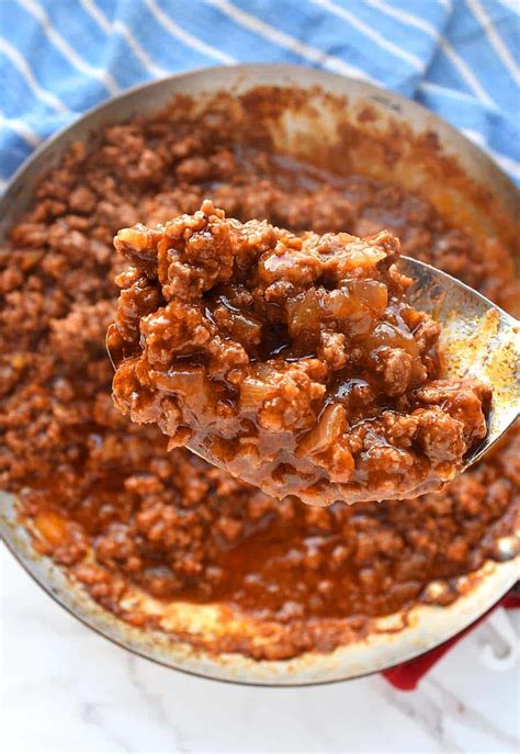 Homemade Sloppy Joes The Best Recipe Ready In Under Minutes