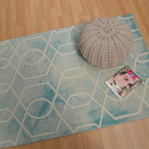 fresco rugs in aqua free uk delivery the rug seller