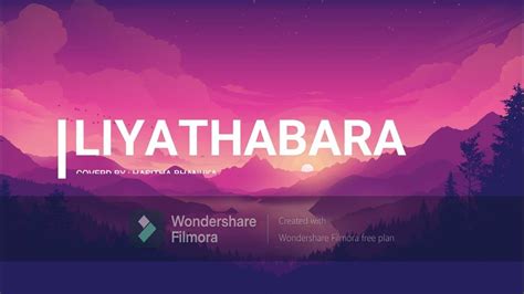 Liyathabara ලියතබරා Hasithabhanuka Sinhala Cover Songs Lyrics