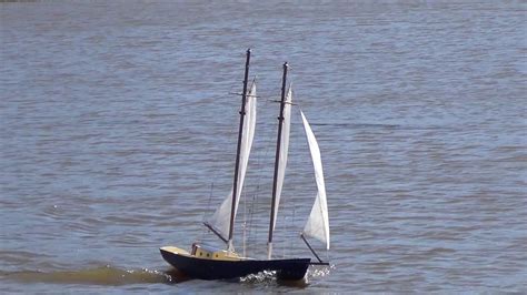 Rc Schooner Jenny Maiden Sail Youtube
