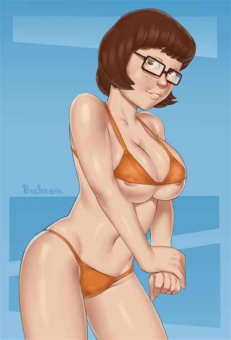 Velma Pinup By Bichrom Hentai Foundry