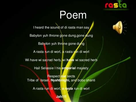 Bless One Love Rasta Man First Love Poems