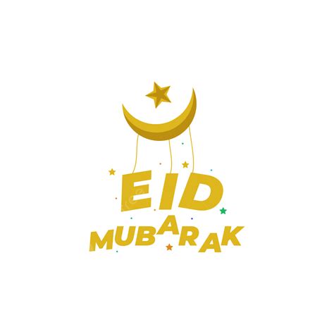 Hình ảnh Eid Mubarak Thiết Kế Vector Với Mặt Trăng Png Png Mặt Trăng