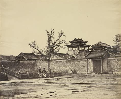 Felice Beato Five Genii Temple Canton April 1860 Chinese