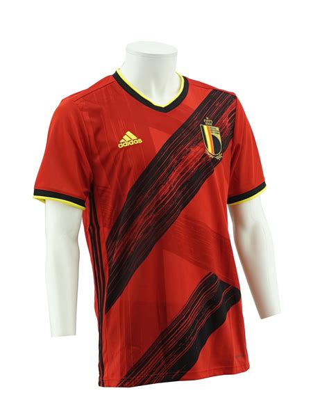 Highlighting italy's influence on football and culture, the new 2020 away kit for the new generation italians merges renaissance and modern design for a new decade. Shirt Belgian Red Devils Euro 2020 Home