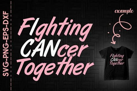 Fighting Cancer Together I Can By Utenbaw Thehungryjpeg