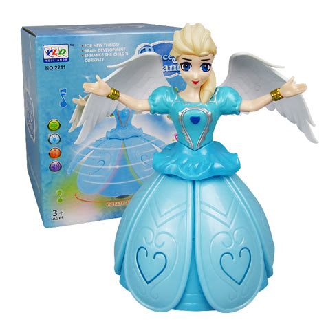 Disney Princess Toys Frozen Elsa Anna Doll With Wings Action Figure