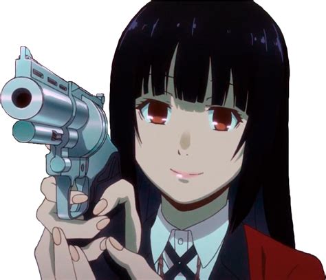 Anime Gun Png View Gun Anime Girl Pointing Gun Meme 2828353 Vippng