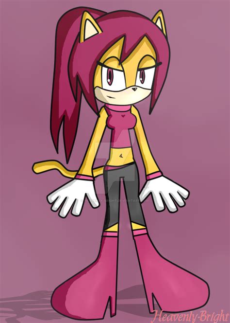 My Sonic Oc Ill Think Of A Name Old Ref By Heavenly Bright On