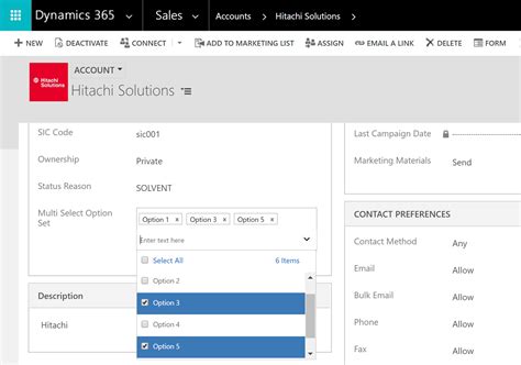 Multiselect Optionsets In Dynamics 365 Customer Engagement Microsoft