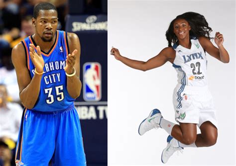Thunders Kevin Durant Engaged To Marry Lynxs Monica Wright Sports