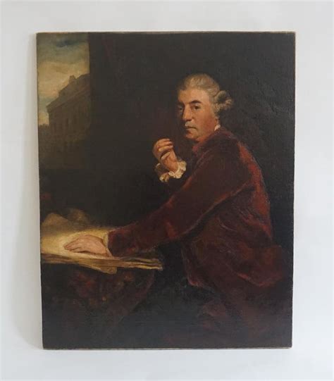 Architect William Chambers Portrait After Joshua Reynolds Circa 1800