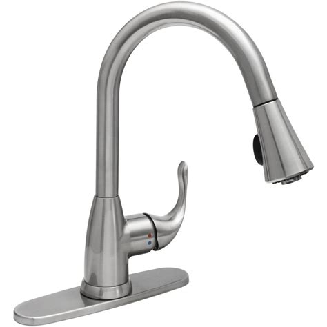 This model has a pause function, unlike the other models mentioned above. Glacier Bay Pull Down Kitchen Faucet Installation ...