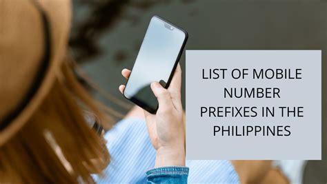 The Complete List Of Mobile Number Prefixes In The Ph