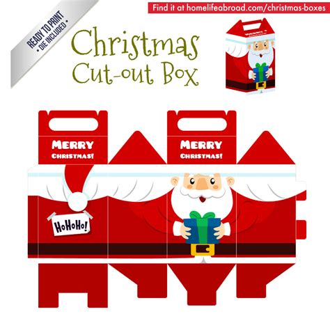 Free Printable Christmas Box Templates