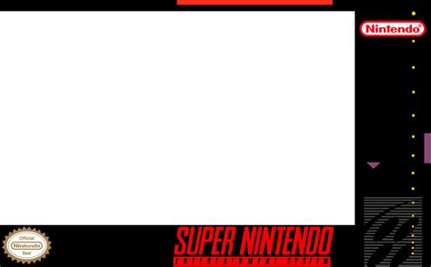 Super Nintendo Template Super Nintendo Box Art Nintendo