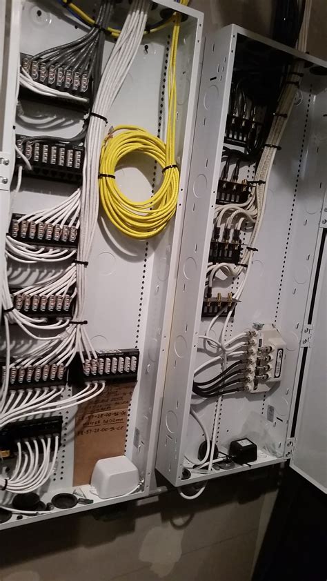 Low Voltage Wiring How To Wire A Structured Cabling Enclosure