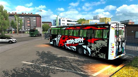 There are a lot of indian volvo bus parked in the all parking zone & fuel station.download link is given below. Komban Bus Skin 5 in 1 Pack ETS2 | ETS2 mods