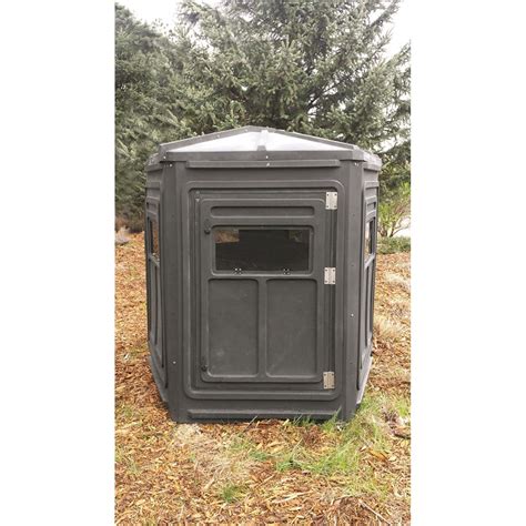 Formex 4 X 6 Snap Lock Plastic Hunting Blind 207855 Tower And Tripod