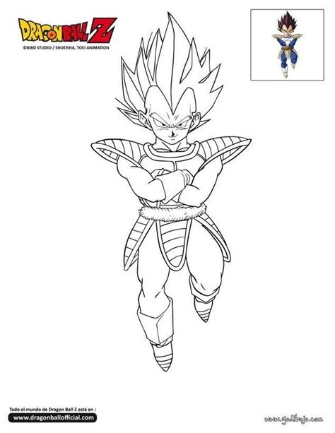 Dragon ball coloring pages manga. Vegeta Para Colorear in 2020 | Dragon ball super manga ...