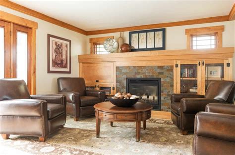 52 Enchanting Craftsman Living Room With A Wood Stove Ideas You Wont