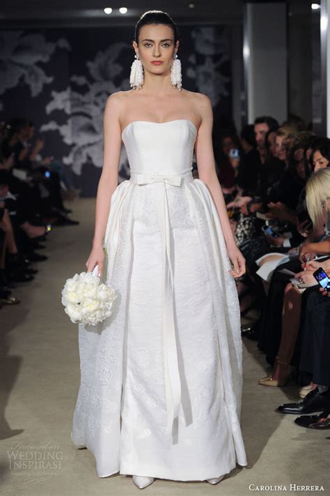 Carolina herrera wedding dresses are for the bride who seeks elegance in a timeless design. Carolina Herrera Bridal Spring 2015 Wedding Dresses ...