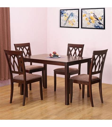 Buy 4 seater dining table sets online! Buy Peak 4 Seater Dining Set - @home by Nilkamal ...
