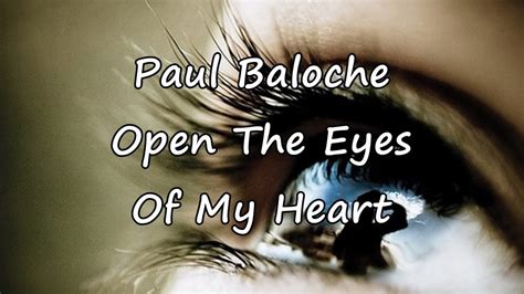 Paul Baloche Open The Eyes Of My Heart With Lyrics Youtube