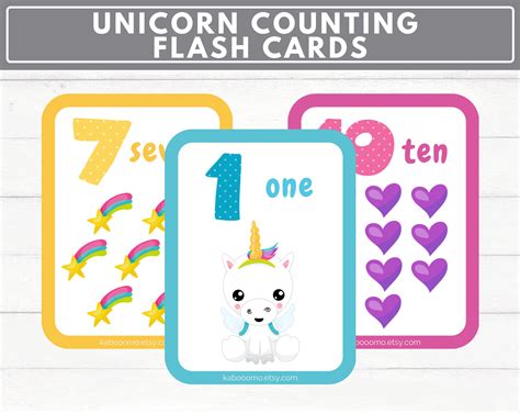 Number Three Flashcards For Kids 4c6